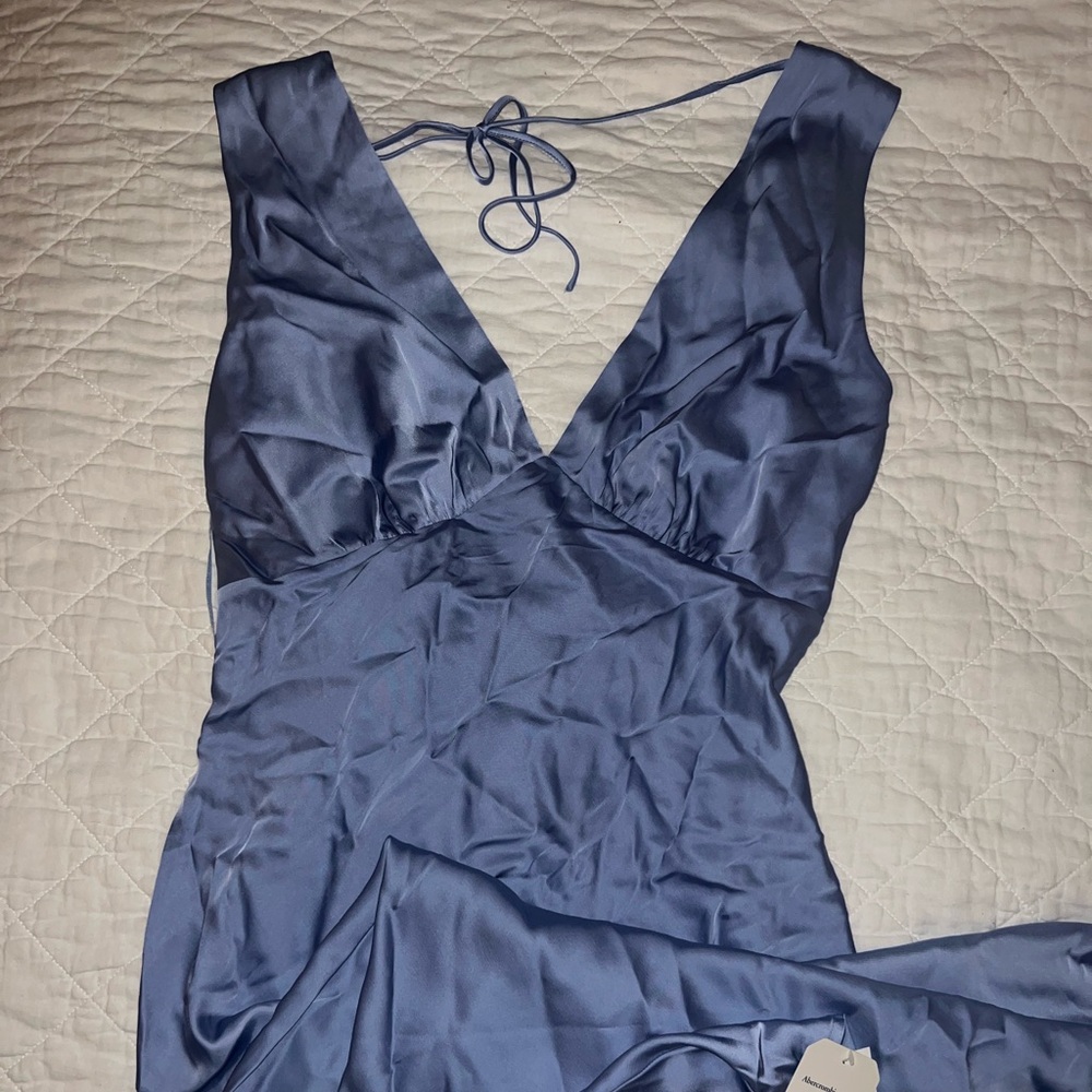 Plunge Cowl Back Maxi Dress- Size L